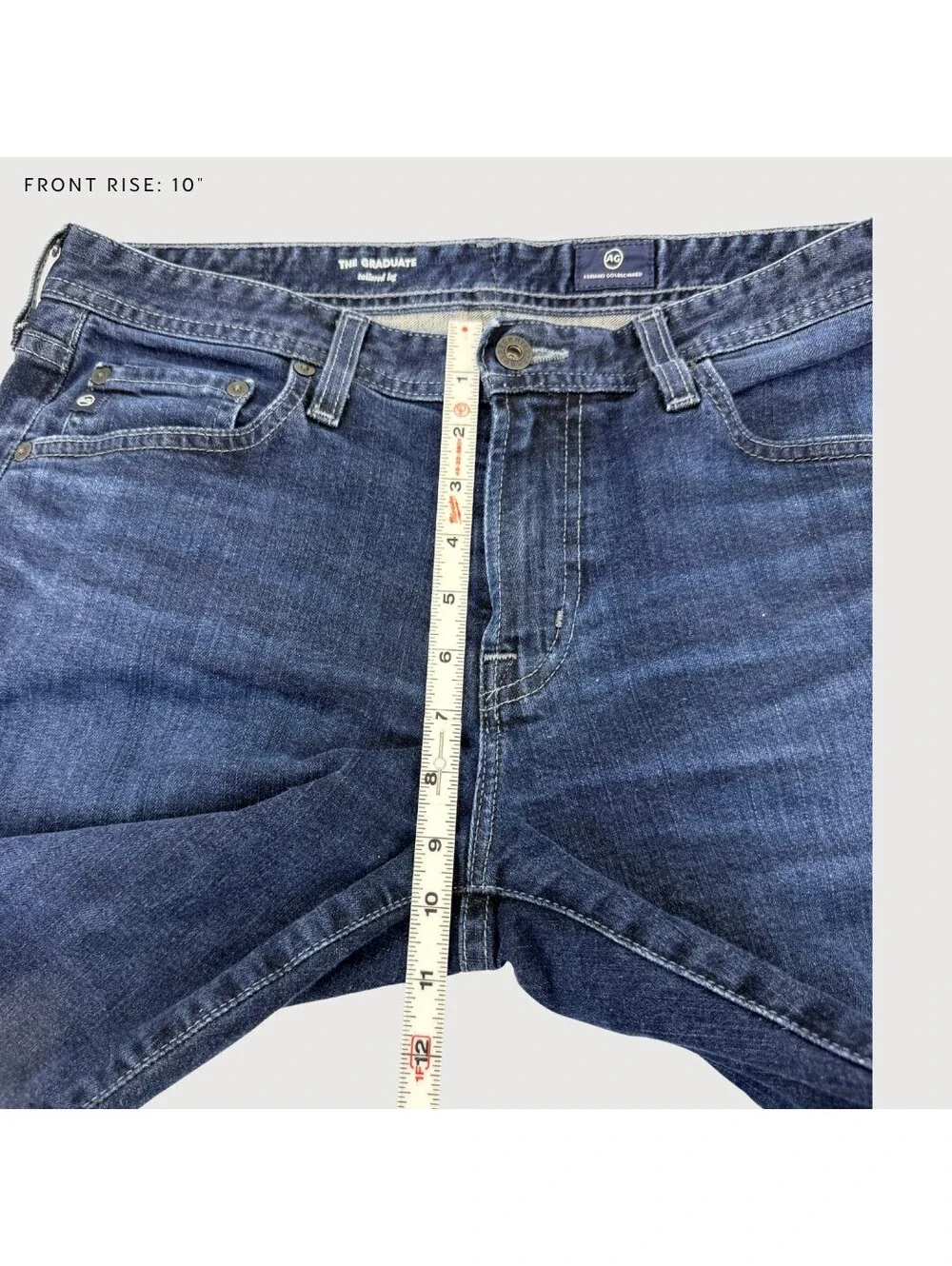 AG Graduate Tailored Leg Jeans 31x32 Dark Wash